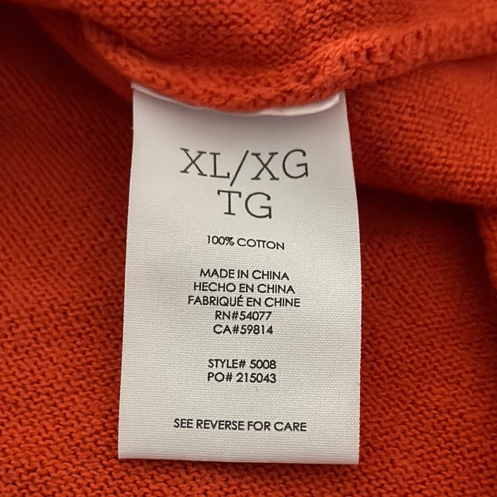 CAbi Orange Piccolo Shrug Cropped Cardigan Sweater - Picture 4 of 6